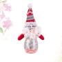 Vosarea Christmas Candy Gift Box Party Candy Sweet Jar Xmas Candy Gift Jar with Doll