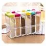 Bouteilles de stockage d'épices, rangement d'épices, boîte à épices, entonnoir pour sel, poivre, cumin, etc. Transparent. Bouteilles de stockage d'épices, rangement d'épices, boîte à épices, entonnoir pour sel, poivre, cumin, etc. Transparent.