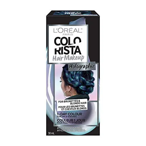 LOreal Paris Hair Makeup Temporary 1-Day Hair Color for Blondes & Brunettes, Moonstone, 1 Fl Oz