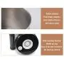 LEGOU Coffee Canister Airtight Container, Pump Suction Vacuum Sealed Tank, for Tea Coffee Sugar Milk Powder Cans,Stainless Steel Storage Jars,Coffee Storage,700ml