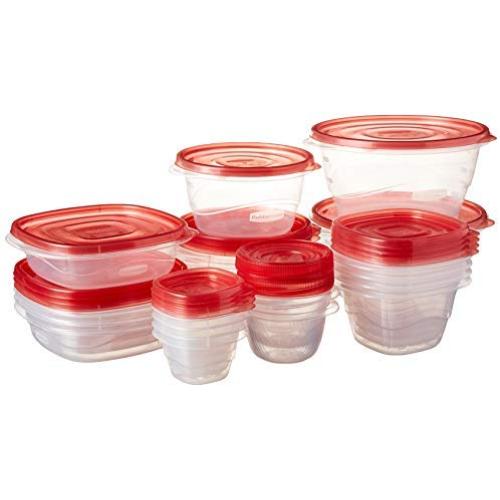 Rubbermaid TakeAlongs Food Storage Container, Aquamarine/Teal 40-Piece Set
