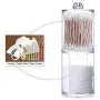 Pot à Crayons, Récipient Transparent en Acrylique, Organisateur de Maquillage pour Coton-Cépages, Pinceaux de Maquillage, Tampons de Maquillage, Blanc. Pot à Crayons, Récipient Transparent en Acrylique, Organisateur de Maquillage pour Coton-Cépages, Pinceaux de Maquillage, Tampons de Maquillage, Blanc.