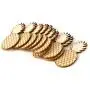 JUSTDOLIFE 10PCS Tisch Streu Rustic Dekoratives Hett Holz Bastel Party Dekoration