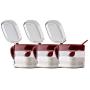 Removable and easy to clean with cover Seasoning b Spice Container Seasoning Box Set Spice Canister Condiment Jar Food Storage Container Spice Jar Kitchen Cruet With Lid Spoon Kitchen Utensils