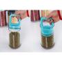Xigeapg 2Pcs Pull Type Glass Food Storage Bottlevacuum Sealed Can Heat Resistant Miscellaneous Grains Storage Tank Storage Cup Candy Jar