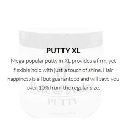 Pete and Pedro Putty XL - Hair Putty for Men with Strong Hold and Matte Finish {Featured on Shark Tank}