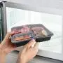 FLERISE Food Containers 10 Packs 3 Compartment With Lids Leak-proof Lunch Box Bento Box Microwave/Dishwasher/Freezer Safe … FLERISE Food Containers 10 Packs 3 Compartment With Lids Leak-proof Lunch Box Bento Box Microwave/Dishwasher/Freezer Safe …