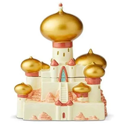 Enesco 6002270 Disney Keramik Aladdin-Schloss-Keksdose, 27,6 cm, Mehrfarbig
