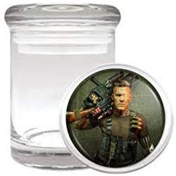 Cable Comic Book Super Heroes Medical Odorless Glass Jar