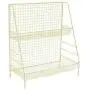 Multifunctional Kitchen Bottle Jar Storage Rack Living Room Bedroom Storage Rack Cosmetics 2-tier Finishing Rack Iron Black Shelf (Color : Beige) Multifunctional Kitchen Bottle Jar Storage Rack Living Room Bedroom Storage Rack Cosmetics 2-tier Finishing Rack Iron Black Shelf (Color : Beige)