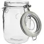Nicola Spring Heart Design Glass Storage Airtight Food Preserve Jar with Clip Fasten, 1L Nicola Spring Heart Design Glass Storage Airtight Food Preserve Jar with Clip Fasten, 1L