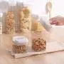 Food Storage Containers - Heavy Duty BPA Free Plastic, 2 piece Set-Squre Airtight Storage Clear Plastic with Easy Lock Lids Food Storage Containers - Heavy Duty BPA Free Plastic, 2 piece Set-Squre Airtight Storage Clear Plastic with Easy Lock Lids