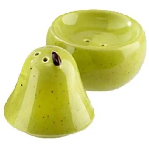 Ensemble de 2 Jolis Pot à Épices Créatifs, Idéal Cadeau Mariage, Forme Poire Ensemble de 2 Jolis Pot à Épices Créatifs, Idéal Cadeau Mariage, Forme Poire