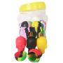 Contenants en Silicone SZBS 20 pièces/boîte, forme crâne, 15ml, contenants en silicone assortis pour concentrate, wax, huile, bocaux (1) Contenants en Silicone SZBS 20 pièces/boîte, forme crâne, 15ml, contenants en silicone assortis pour concentrate, wax, huile, bocaux (1)