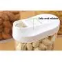 5 Pcs Food Storage Bottles Dry Food Storage Containers Assorted Sizes & Slide Back Lids Cereals Jars Bottle Tea Box