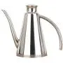 yanQxIzbiu Olive Oil Dispenser, Stainless Steel Kitchen Oil Can/Vinegar Sauce Dispenser/Oil Storage Jar with Drip-free Spout Silver 500ml