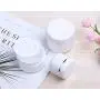 6PCS 30g/1.0oz Empty White Plastic Bottle with Silver Edge Screw Lid and Inner Liner Refillable Container Storage Pots Vials Jars Accessories for FaceEye Cream Lotion Skin Care Packing (White) 6PCS 30g/1.0oz Empty White Plastic Bottle with Silver Edge Screw Lid and Inner Liner Refillable Container Storage Pots Vials Jars Accessories for FaceEye Cream Lotion Skin Care Packing (White)