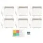 Bouchons Blancs Domptés (6 pk) avec Cuillères pour Bouteilles en Plastique PET de 8 oz Réutilisables Bouchons Blancs Domptés (6 pk) avec Cuillères pour Bouteilles en Plastique PET de 8 oz Réutilisables