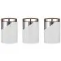 TÉLESCOPE TOWER T826001RW, Canistes, Acier Inoxydable, Blanc et Or Rose, 11,6 x 11,6 x 17 cm, Jeu de 3 TÉLESCOPE TOWER T826001RW, Canistes, Acier Inoxydable, Blanc et Or Rose, 11,6 x 11,6 x 17 cm, Jeu de 3