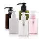3 x 100ml 3,4oz Leere Kunststoff Pumpflaschen Kosmetikcreme Make-up Badekosmetik Shampoo Duschgel Toilettenspülung Flüssigkeit Lotion Emulsion Reisebehälter (Transparent)