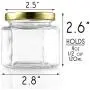 4-Ounce Hexagon Glass Jars (12-Pack), One Dozen 4 Oz Hex Jar Bulk for Party Favors, Preserves, Spices & Kitchen Storage 4-Ounce Hexagon Glass Jars (12-Pack), One Dozen 4 Oz Hex Jar Bulk for Party Favors, Preserves, Spices & Kitchen Storage