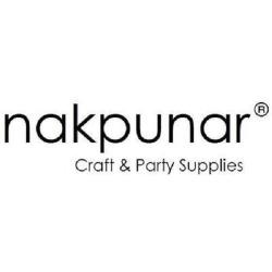 Nakpunar Hexagon Glass Jars (6, 1.5 oz (45 ml) w/White Lid)