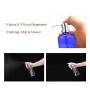 Empty Glass Spray Bottles 16 oz with 3 Pump Dispensers for Essential Oils Homemade Cleaning Products Accessories 4 Labels 3 Bottles Caps 1 Funnel
