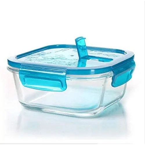 Bouteille de stockage alimentaire en verre étanche pour cuisine, boîte de conservation alimentaire, boîte de déjeuner, hermétique, pour réfrigérateur, finition experte, anti-humidité, multi-usage. Bouteille de stockage alimentaire en verre étanche pour cuisine, boîte de conservation alimentaire, boîte de déjeuner, hermétique, pour réfrigérateur, finition experte, anti-humidité, multi-usage.