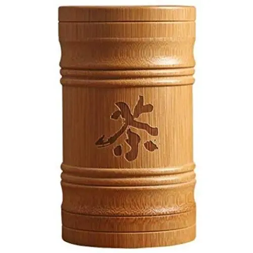 Boîte de rangement à thé en bambou artisanale/Conteneur à thé scellé/Tin à thé/Caddy à thé/Mini boîte à thé (Thé) Boîte de rangement à thé en bambou artisanale/Conteneur à thé scellé/Tin à thé/Caddy à thé/Mini boîte à thé (Thé)