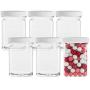 Clear Kitchen Storage Containers ? Tall Canisters sets for the Kitchen ? Set of Pantry Containers - kitchen Canisters with Airtight Lids - Food storage containers - Pasta Containers (6 Pack 20 Oz)