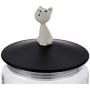 Alessi AMMI22 B Mio Jar Container, Black, Black