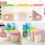 Bottles,Jars & Boxes - Plastic Fruit Storage Box 250ml 2 Lids Sealed Crisper Grains Tank Sorting Food Container 3 Colors - Boxes Jars Bottles Jars Boxes Cereal Container Anime Lunch Card Tank