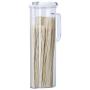 Cereal Storage Containers Dispenser Cookie Jar Plastic with Lids Airtight Bpa Free Large, Food Storage Containers for Kitchen Pantry Organization Canister Candy Bulk, 1.5L (Size : 1.5L)
