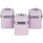 Ensemble de 3 Pots de Rangement Retro Rose, Swan SWKA1020PN