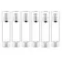Airless Cosmetic Cream Pump Bottle, Refillable Empty Clear Travel Containers Liquid Vacuum Press Jar Pot for Foundation Essence Lotion, 6 Pack (50ML) Airless Cosmetic Cream Pump Bottle, Refillable Empty Clear Travel Containers Liquid Vacuum Press Jar Pot for Foundation Essence Lotion, 6 Pack (50ML)