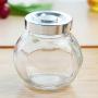 HIZLJJ 10Pcs Small Glass Canister with Lid,Clear Airtight Sealed Spice Jars Set of 10,Kitchen Containers for Herbs or Apothecary