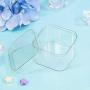 Kitchen Food Storage Jar Airtight Food Storage Square Storage Container Organizer Box for Playdough Foam Slime Mud Light Clay
