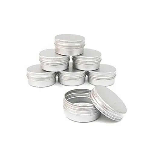 10pcs15ml/10ml/30ml Empty Balm Nail Art Cosmetic Cream Make Up Bottle Pot Lip Jars Container Screw Capacity Tin Case for DIY Cosmetics/Beauty Products (30ML) 10pcs15ml/10ml/30ml Empty Balm Nail Art Cosmetic Cream Make Up Bottle Pot Lip Jars Container Screw Capacity Tin Case for DIY Cosmetics/Beauty Products (30ML)