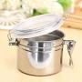 Stainless Steel Airtight Sealed Canister Coffee Flour Sugar Tea Container Storage Jar,Xl