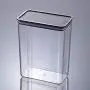 Bouteilles de rangement en plastique pour maisonnette, résistantes à l'air, contenants carrés de rangement de taille standard, avec couvercle, pour herbes, pack de 3-6 (1000ml x 3) Bouteilles de rangement en plastique pour maisonnette, résistantes à l'air, contenants carrés de rangement de taille standard, avec couvercle, pour herbes, pack de 3-6 (1000ml x 3)