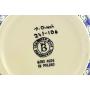 Polish Pottery 8-inch Jar with Lid and Handles (Flowering Peacock Theme) + Certificate of Authenticity