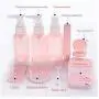 Travel Supplies Portable Sub-Bottle Set Cream Jar Spray Bottle Refillable Dispensing Tool Cream Lotion Cosmetic Container (Color : Pink, Material : Plastic) Travel Supplies Portable Sub-Bottle Set Cream Jar Spray Bottle Refillable Dispensing Tool Cream Lotion Cosmetic Container (Color : Pink, Material : Plastic)