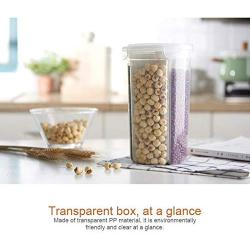 Anpay 4 Compartments kitchen Airtight Food Storage Containers With Airtight Seal Lid Keeps - Food Fresh & Dry