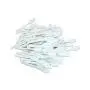 100pcs Pana Brand Cosmetic Make Up Disposable Plastic 2.5'' Spatulas Skin Care Facial Cream Mask Spatula (100 Pieces in a Container) (WHITE)