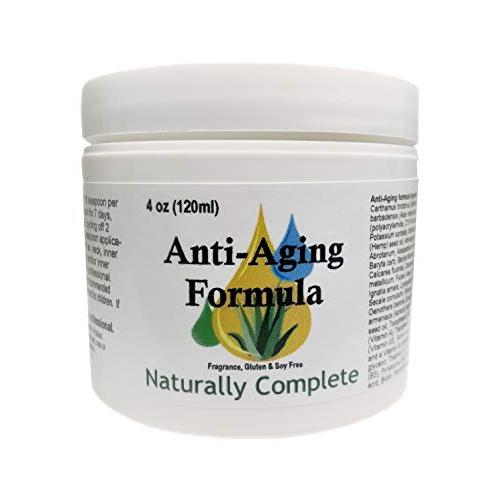 Naturally Complete Anti-Aging Formula 4 oz. Jar | Non-GMO | Soy-Free | Unscented | Gluten Free | Made in USA