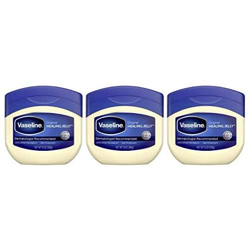Vaseline Petroleum Jelly, Original 13 oz, Pack of 3