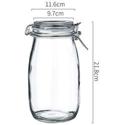 Coffee Beans Storage Glass Sealed Cans Food Storage Jar Spice Teas Beans Candy Preservation Bottle Food Cans Kitchen Tools,1500Ml