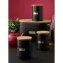Tiefkühlbehälter für Tee, Kaffee und Zucker, Set von 3, Schwarz, 1 Liter