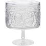 Lilys Home Premium Quality Clear Acrylic Plastic Candy Jar, Standing Cookie Container, Apothecary Canister with Lid. 8" Tall and 6 3/4" Dia