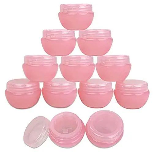 6PCS 30G / 30ML BPA Free Frosted Container Mushroom Jars Pot Bottle With Inner Liner For Makeup Cosmetics Sample Scrubs Oils Salves Creams Lotions Beauty Aids Nail Accessories(Pink) 6PCS 30G / 30ML BPA Free Frosted Container Mushroom Jars Pot Bottle With Inner Liner For Makeup Cosmetics Sample Scrubs Oils Salves Creams Lotions Beauty Aids Nail Accessories(Pink)